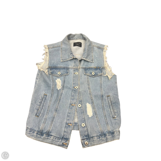 Vest Other By Love Tree In Blue Denim, Size: S