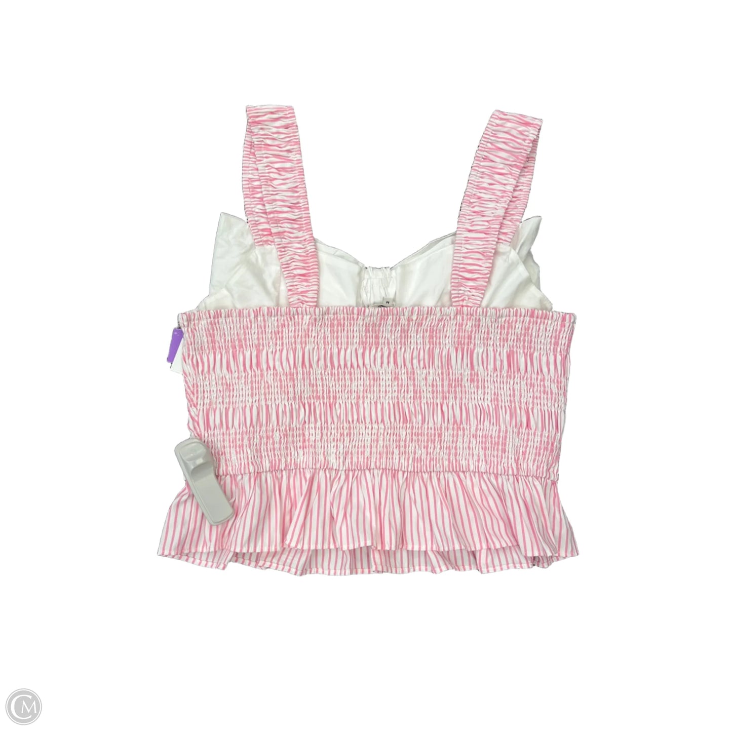 Top Sleeveless By English Factory In Pink, Size: M
