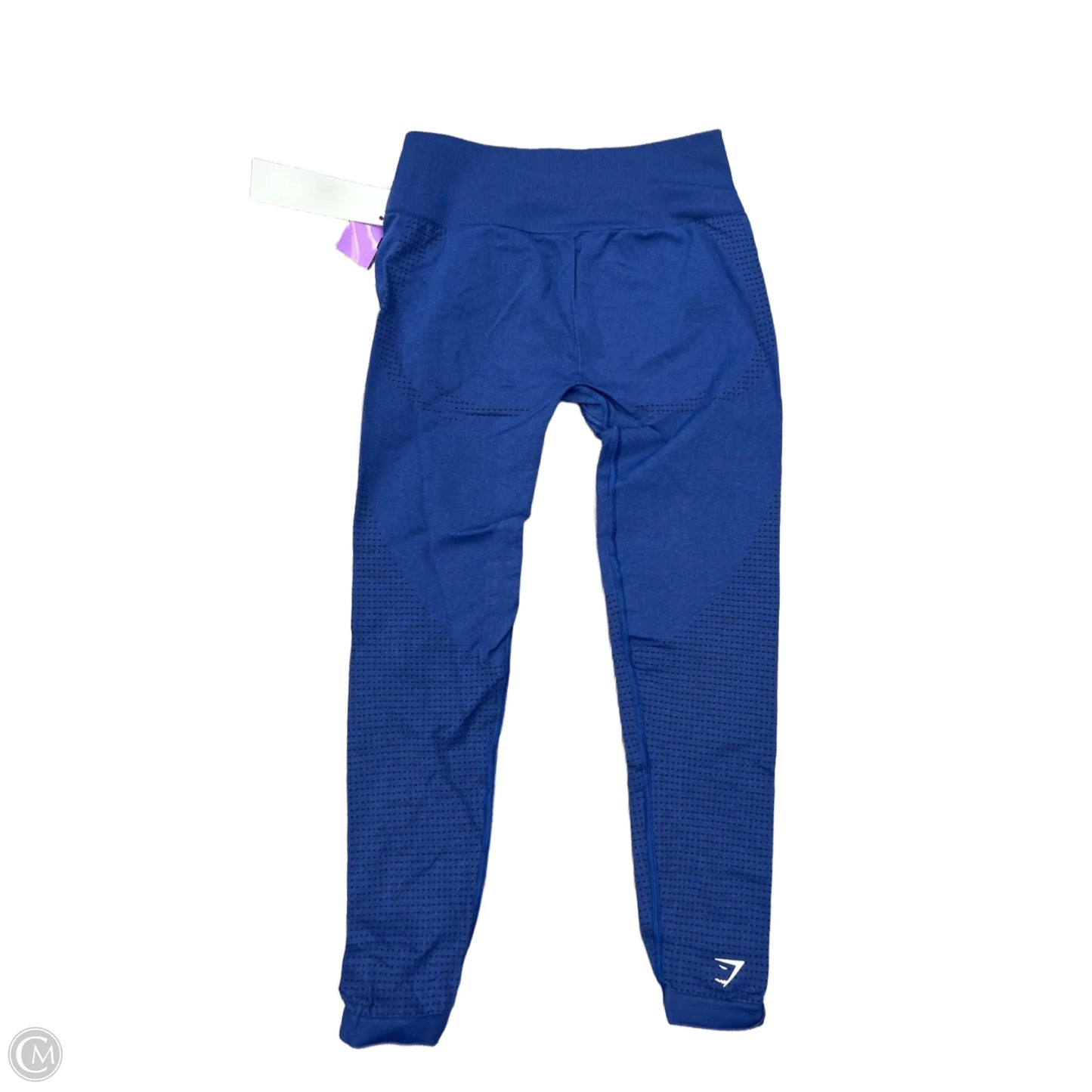 Athletic Leggings By Gym Shark In Blue & Brown, Size: S