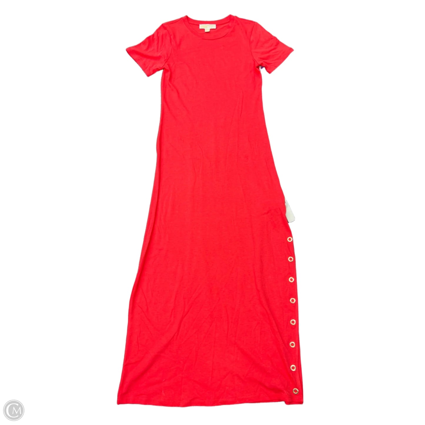Dress Casual Maxi By Michael By Michael Kors In Coral, Size: Xs