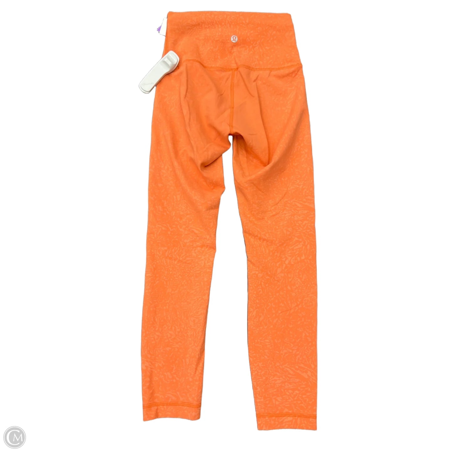 Athletic Leggings By Lululemon In Orange, Size: 2