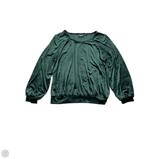 Top Long Sleeve Basic By Maeve In Green, Size: L
