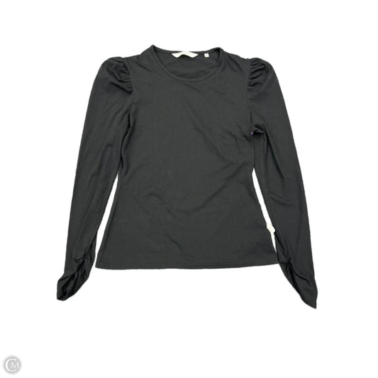 Top Long Sleeve Basic By Rebecca Taylor In Black, Size: S