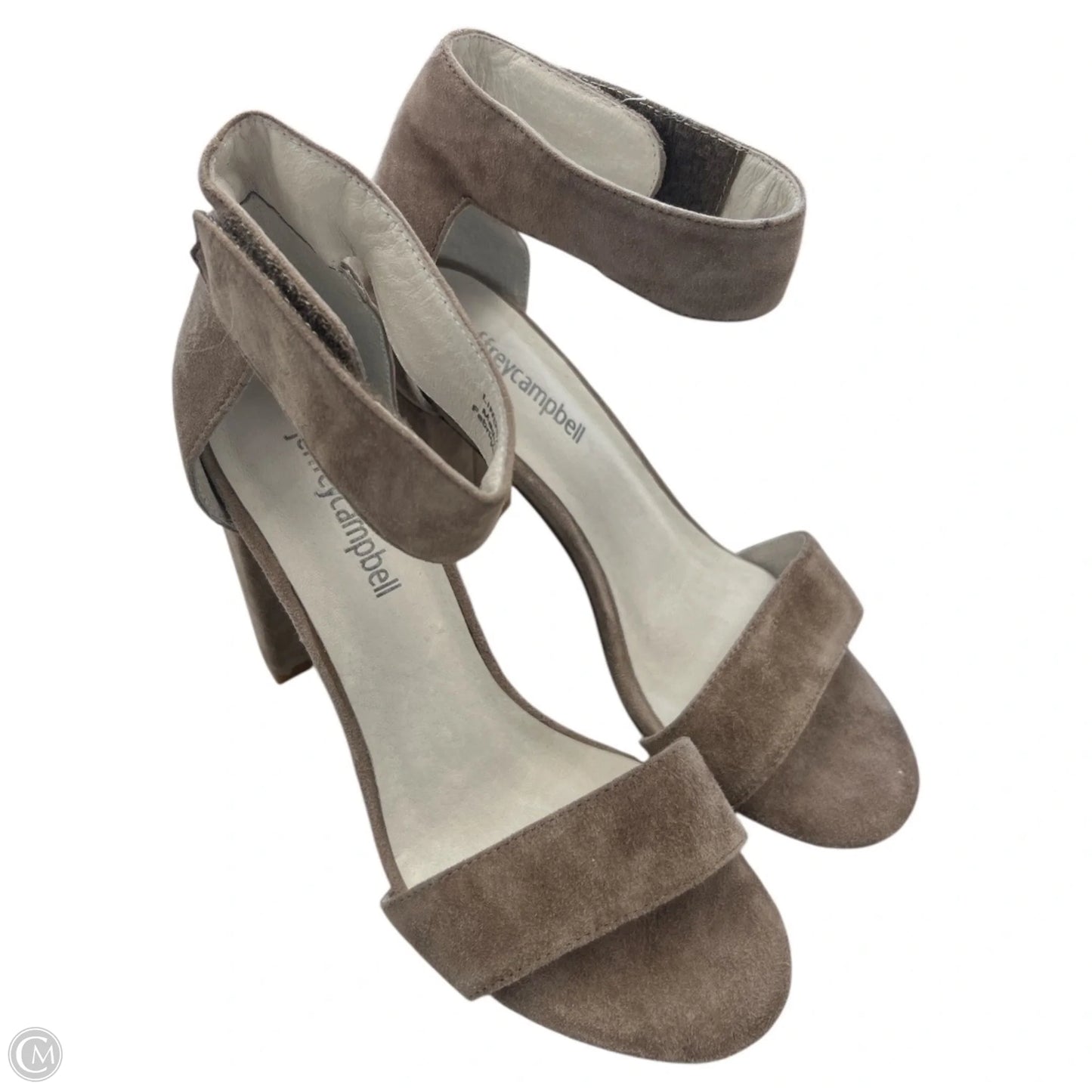 Shoes Heels Block By Jeffery Campbell In Taupe, Size: 5.5