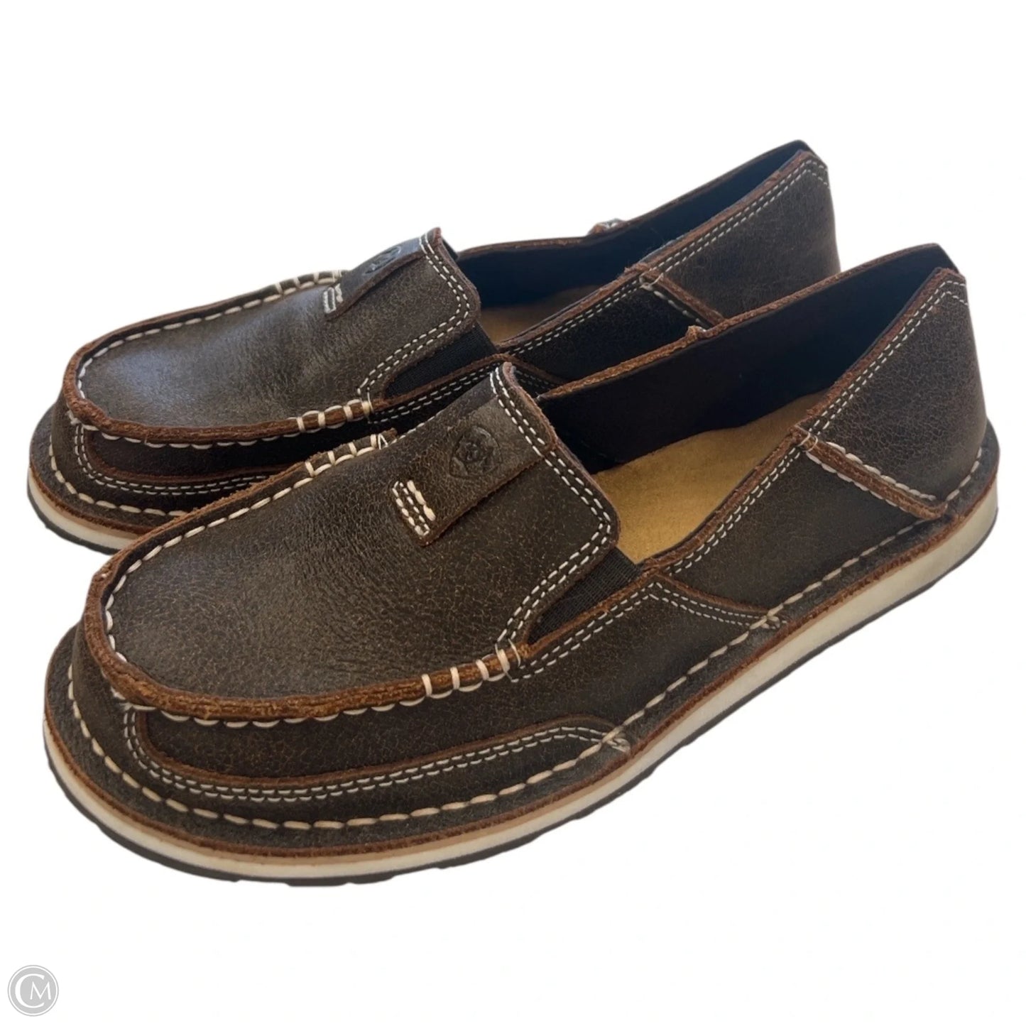 Shoes Flats By Ariat In Brown, Size: 7