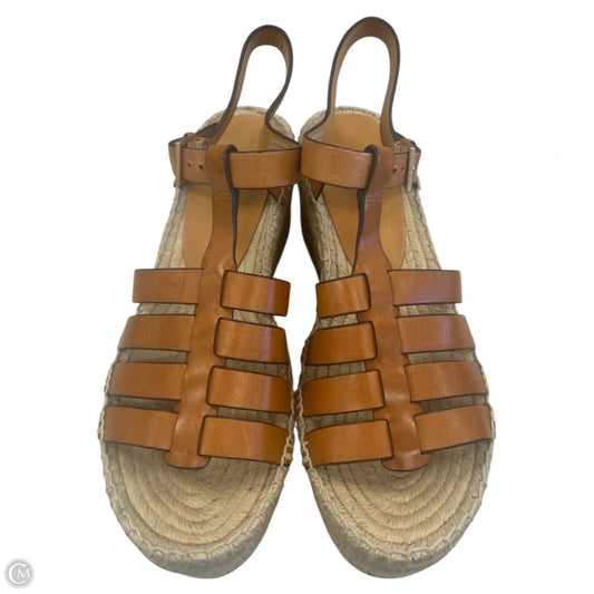 Sandals Designer By Tory Burch In Tan, Size: 8