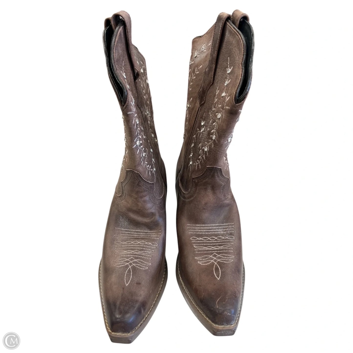 Boots Western By Clothes Mentor In Brown, Size: 11