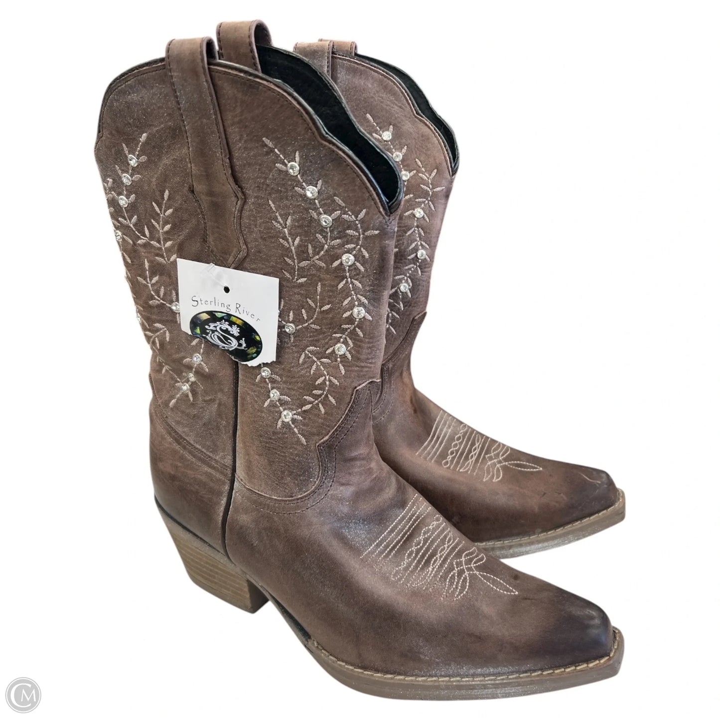 Boots Western By Clothes Mentor In Brown, Size: 11