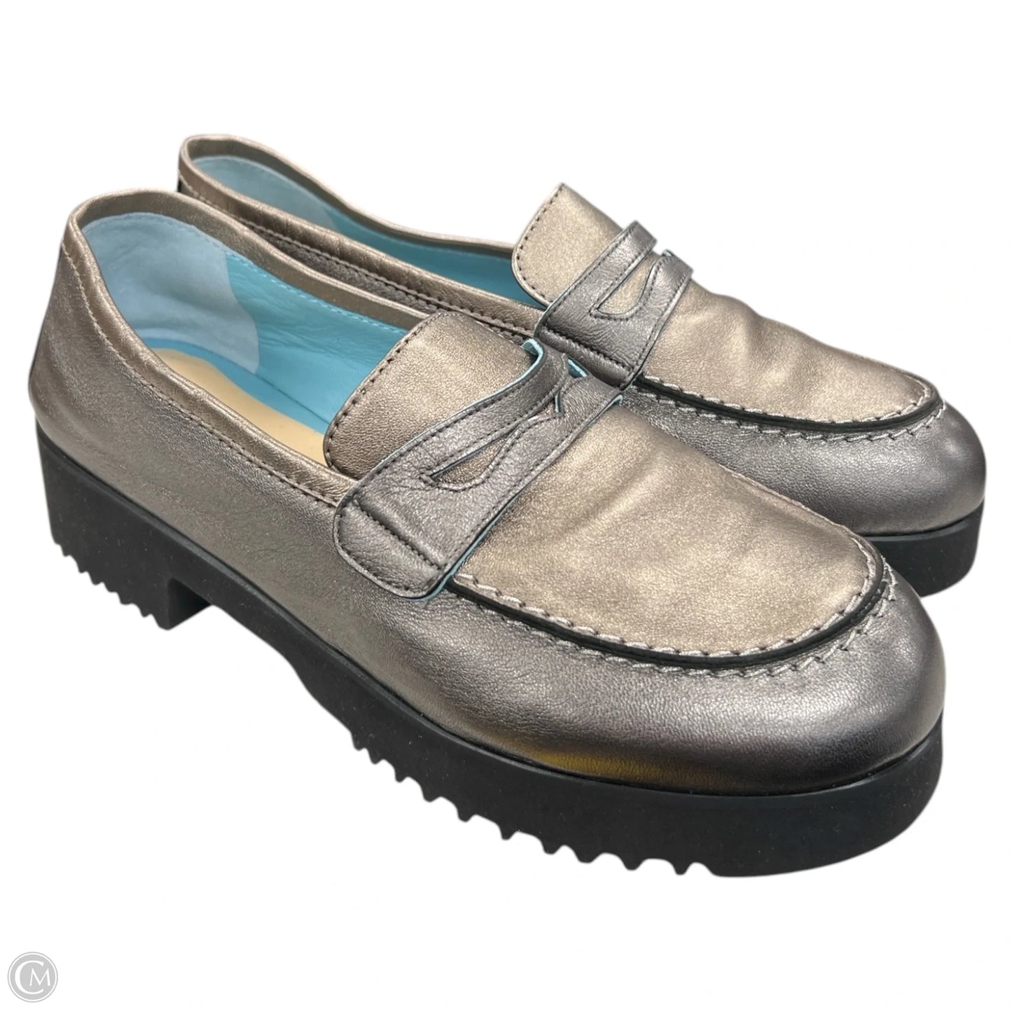 Shoes Heels Platform By Cma In Silver, Size: 8