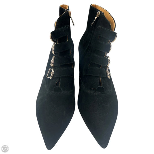 Boots Ankle Heels By Joie In Black, Size: 7.5