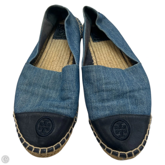 Shoes Designer By Tory Burch In Blue Denim, Size: 8