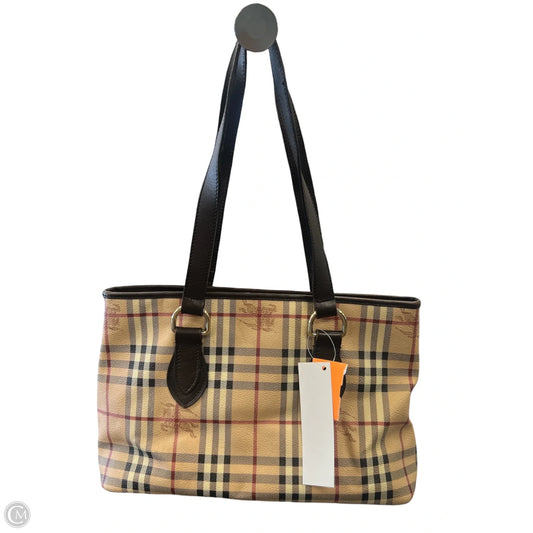 Tote Luxury Designer By Burberry, Size: Medium