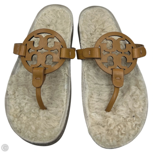 Sandals Designer By Tory Burch In Tan, Size: 6