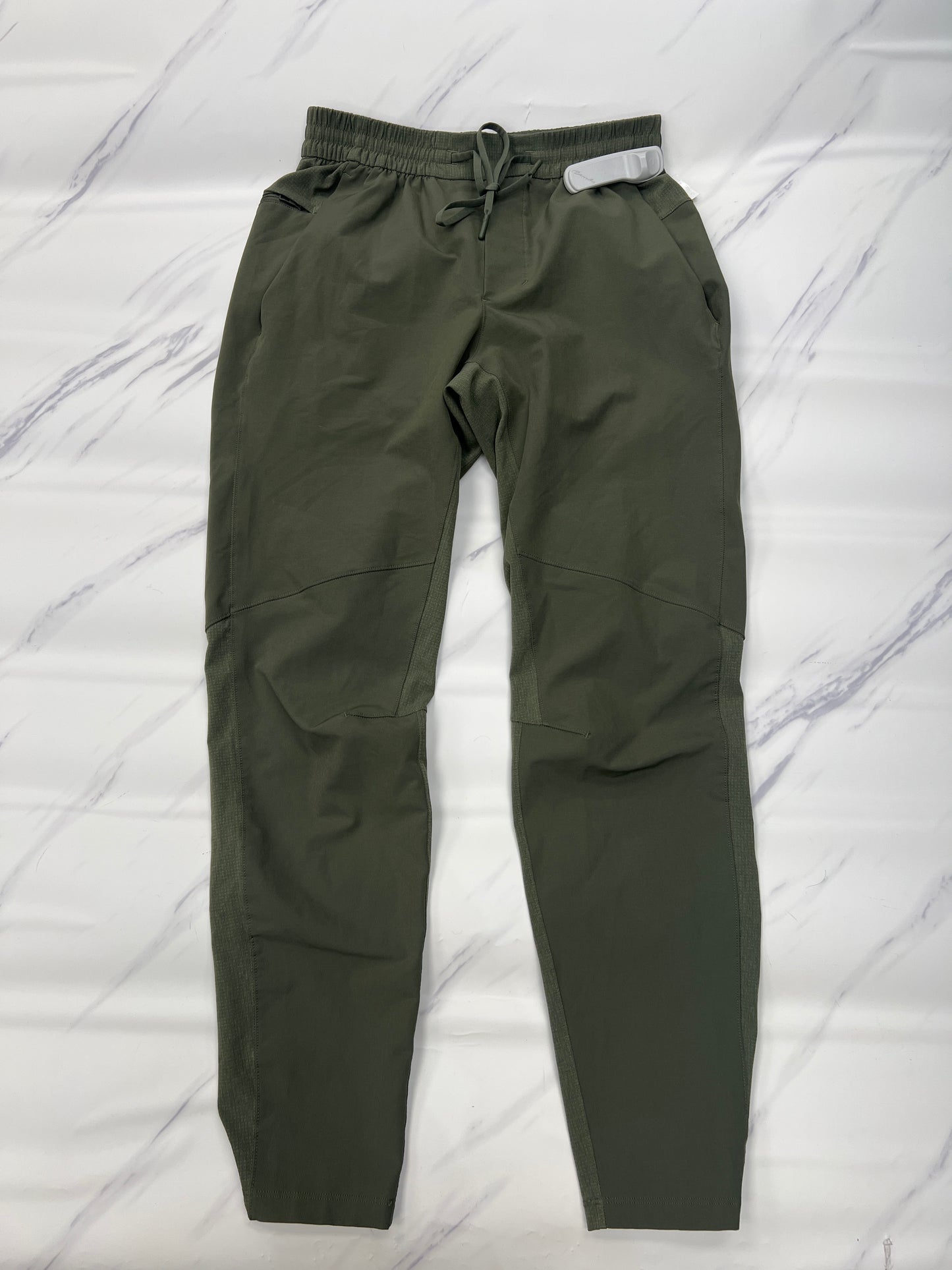 Athletic Pants By Lululemon In Olive, Size: S