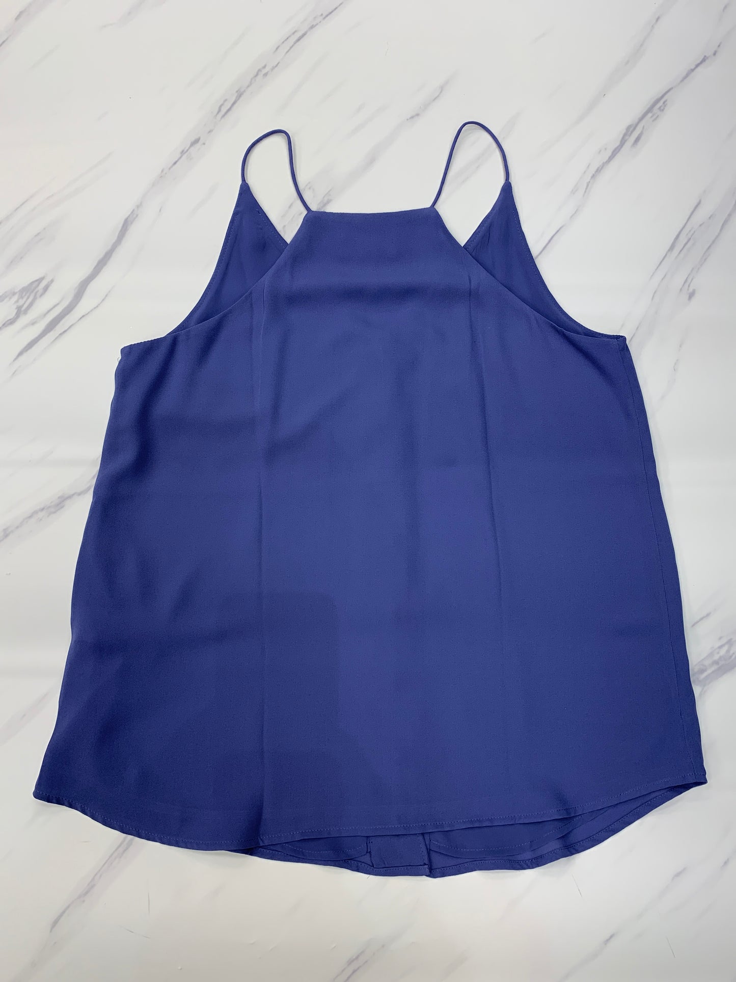 Top Sleeveless By Loft In Blue, Size: Petite   S