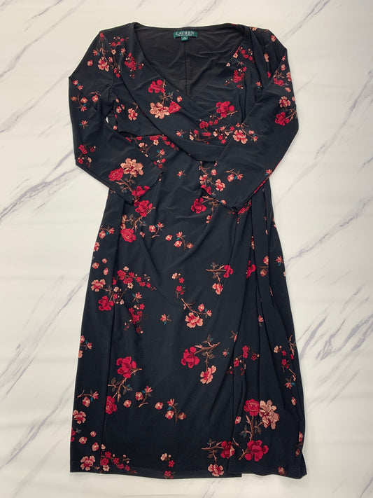 Dress Casual Midi By Lauren By Ralph Lauren  Size: 8