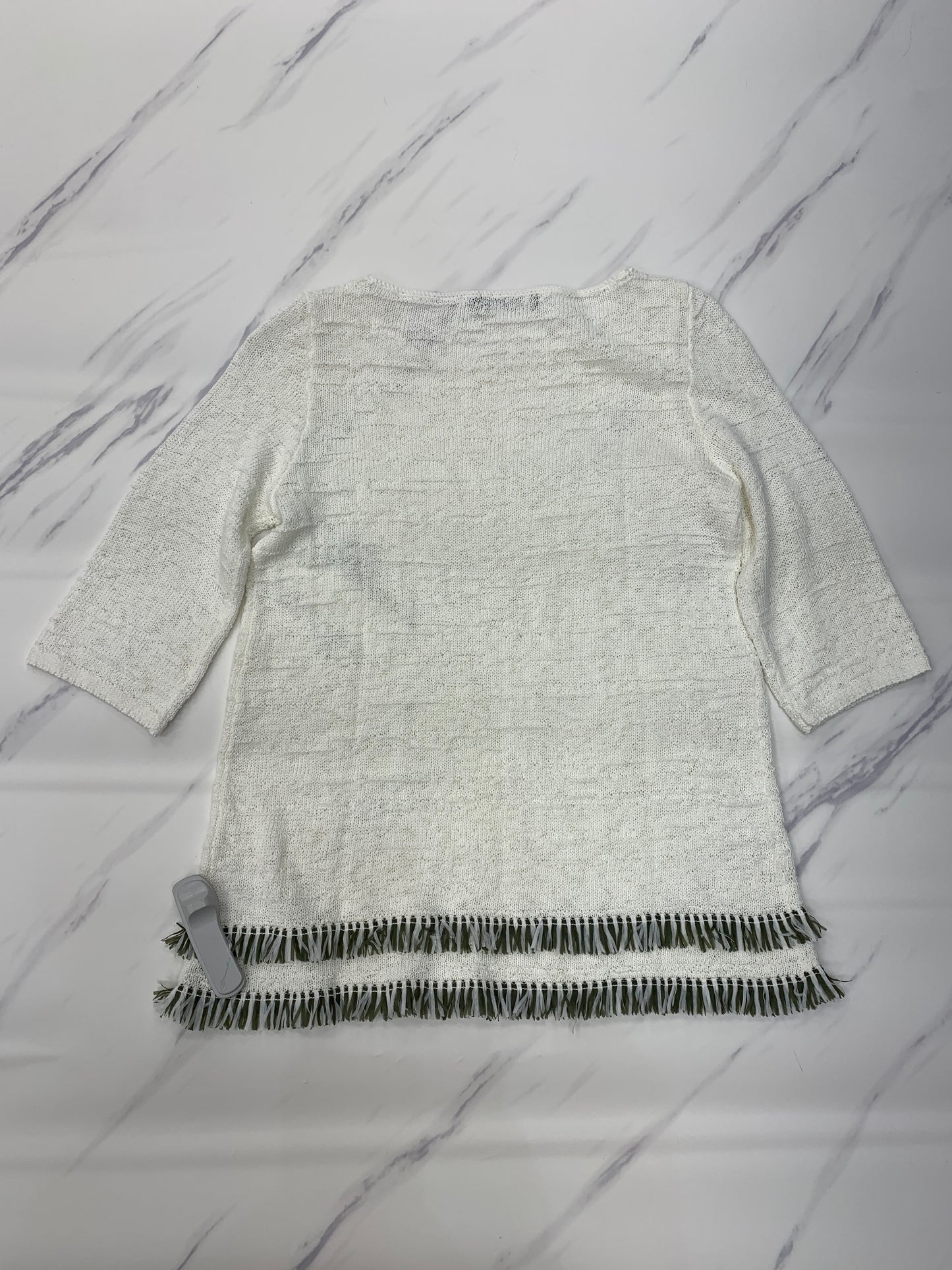 Sweater By Nic + Zoe In White, Size: Petite   S