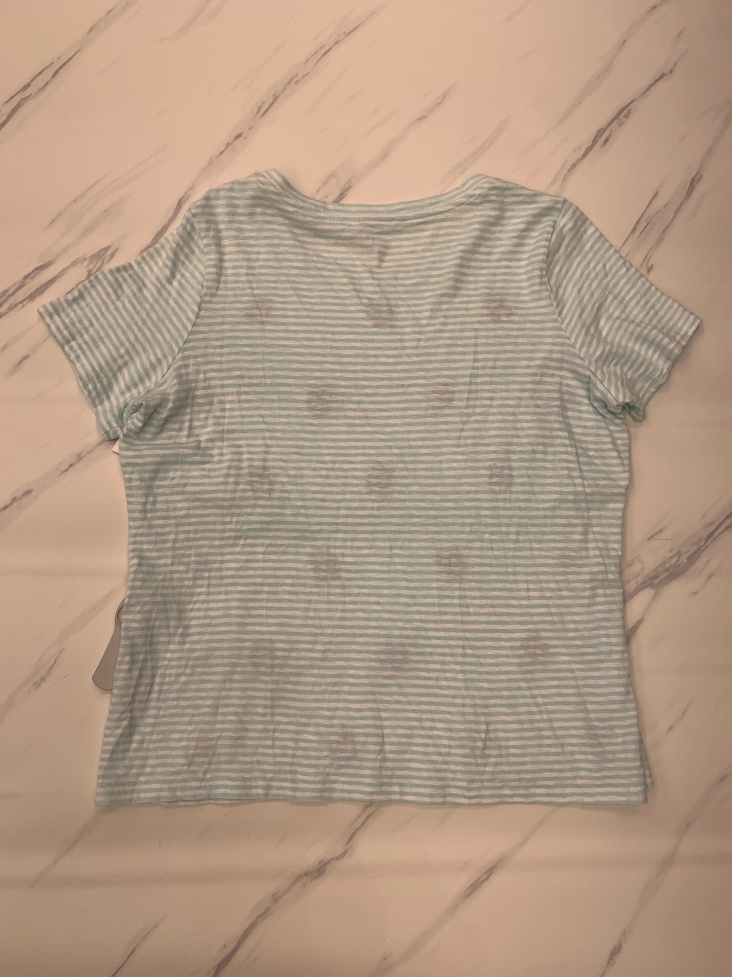 Top Short Sleeve By Talbots In Green, Size: 1x