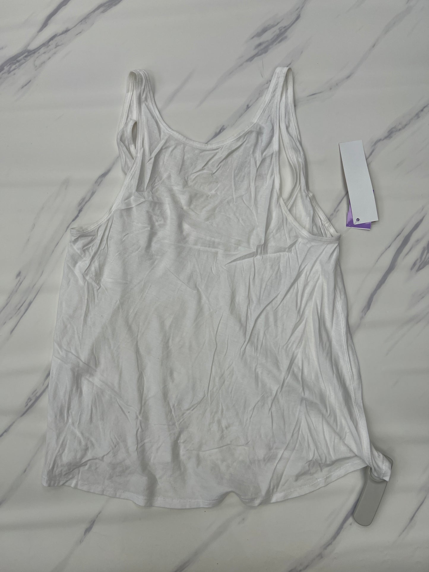 White Athletic Tank Top Lululemon, Size 4