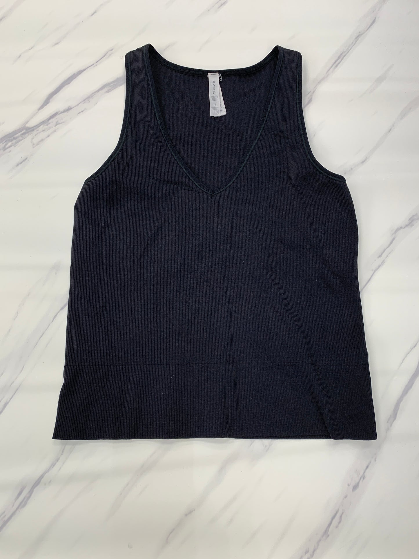 Black Athletic Tank Top Athleta, Size L