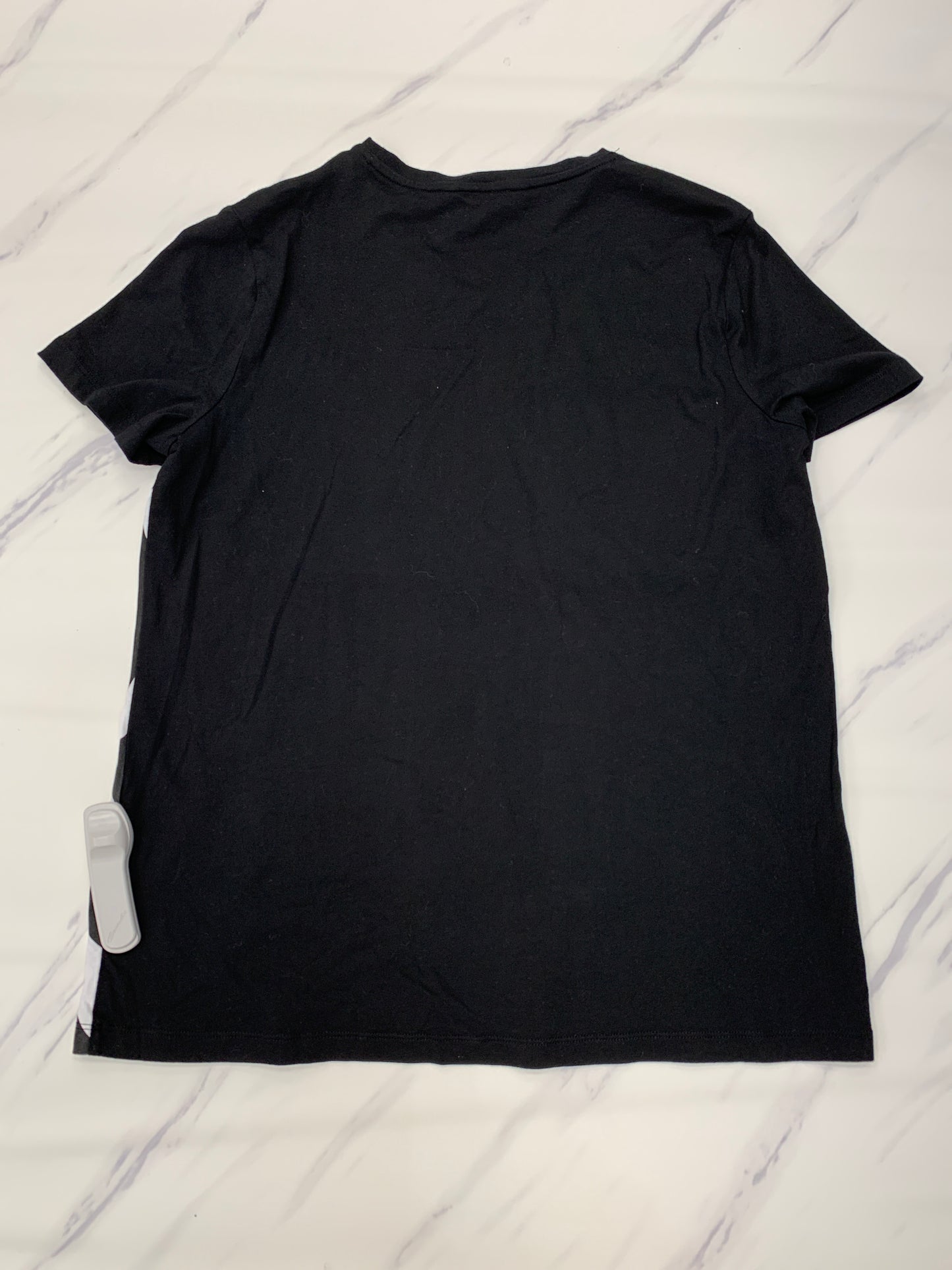 Black & White Top Short Sleeve Basic Ralph Lauren Black Label, Size L