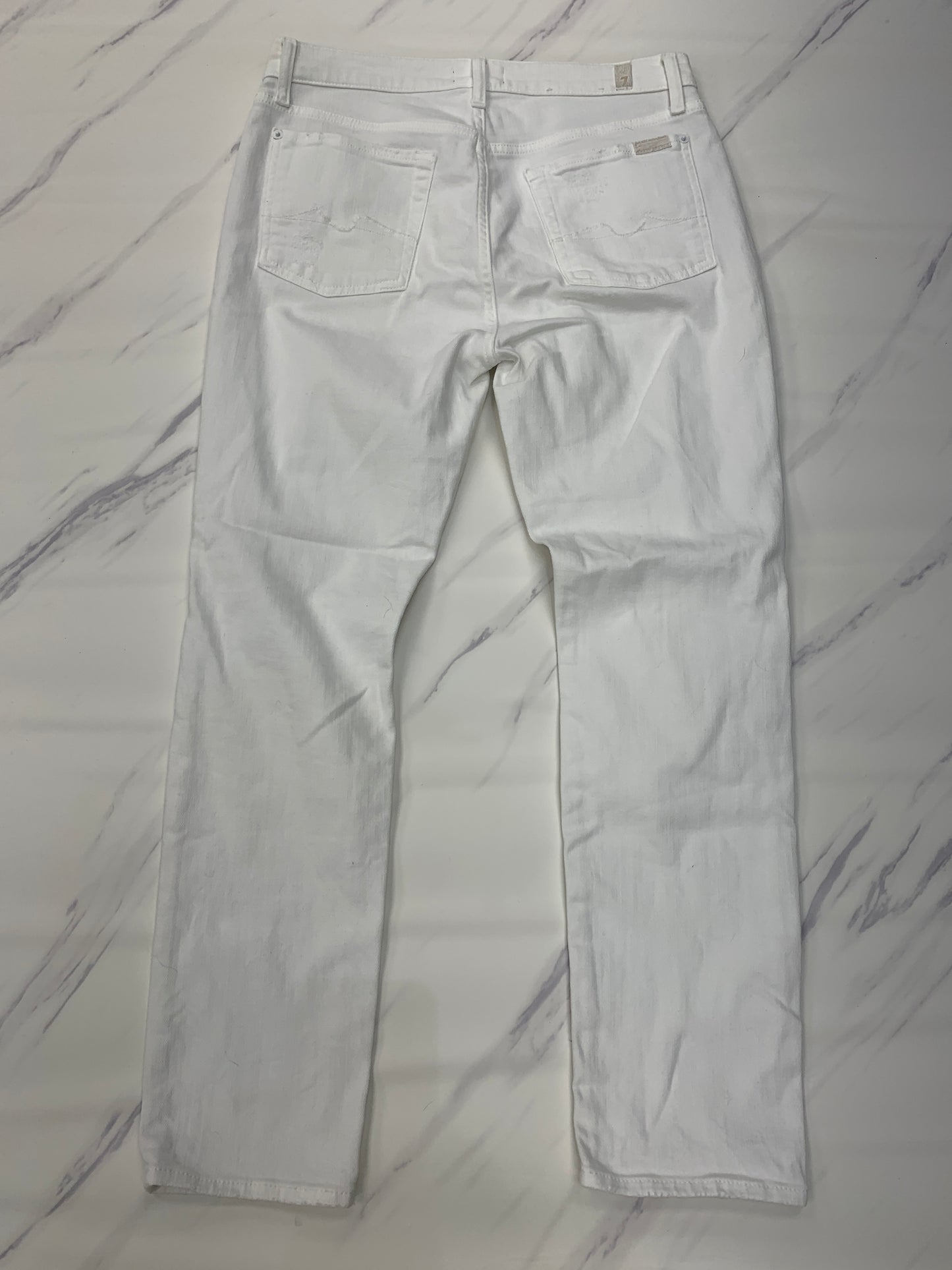 White Jeans Skinny 7 For All Mankind, Size 6