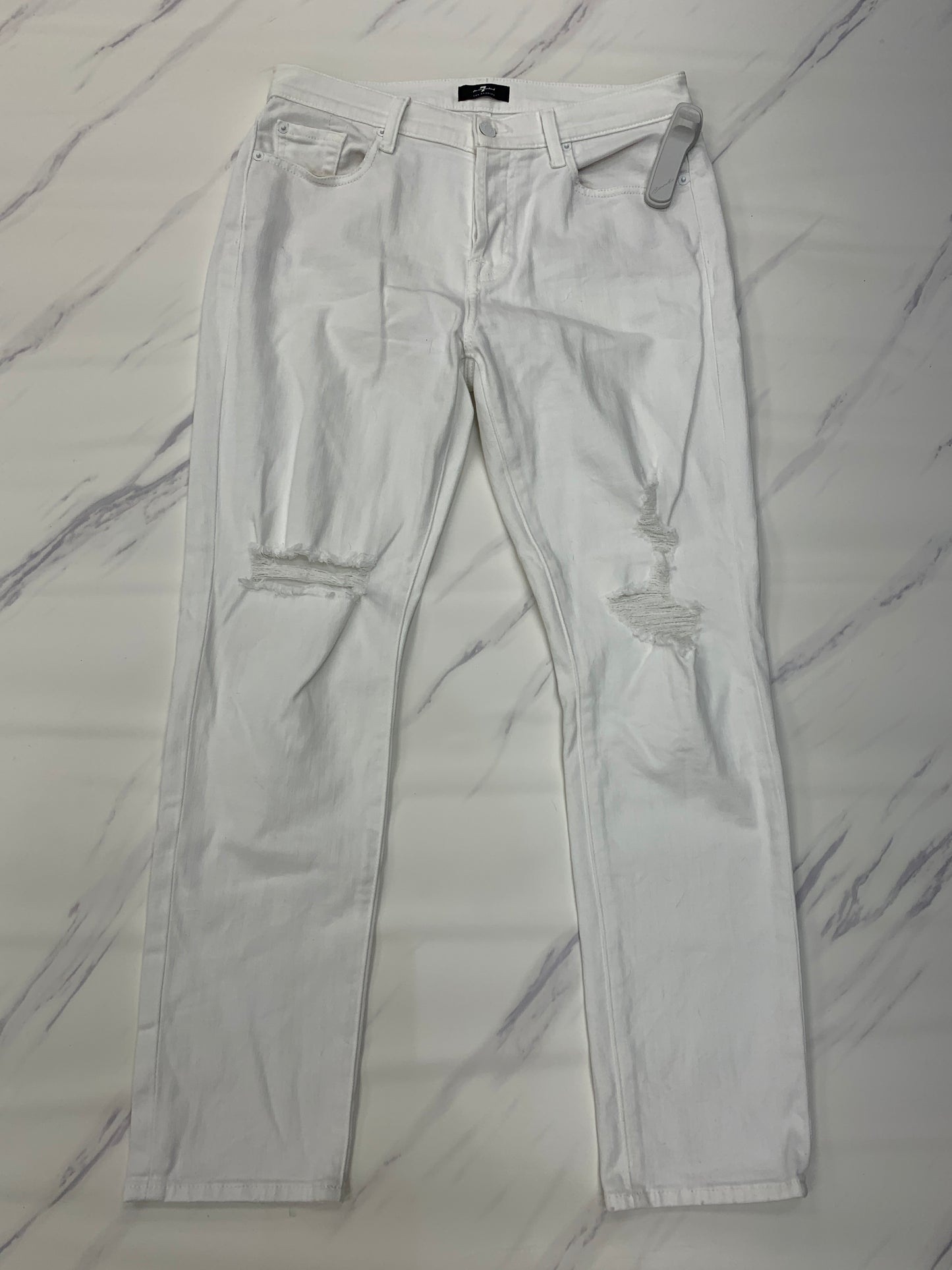 White Jeans Skinny 7 For All Mankind, Size 6