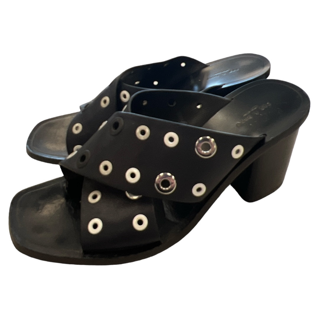 Black Sandals Designer Rag And Bone, Size 7.5