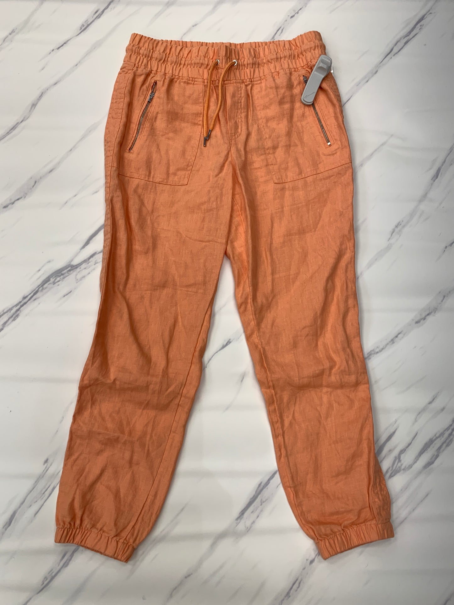 Orange Athletic Pants Athleta, Size M