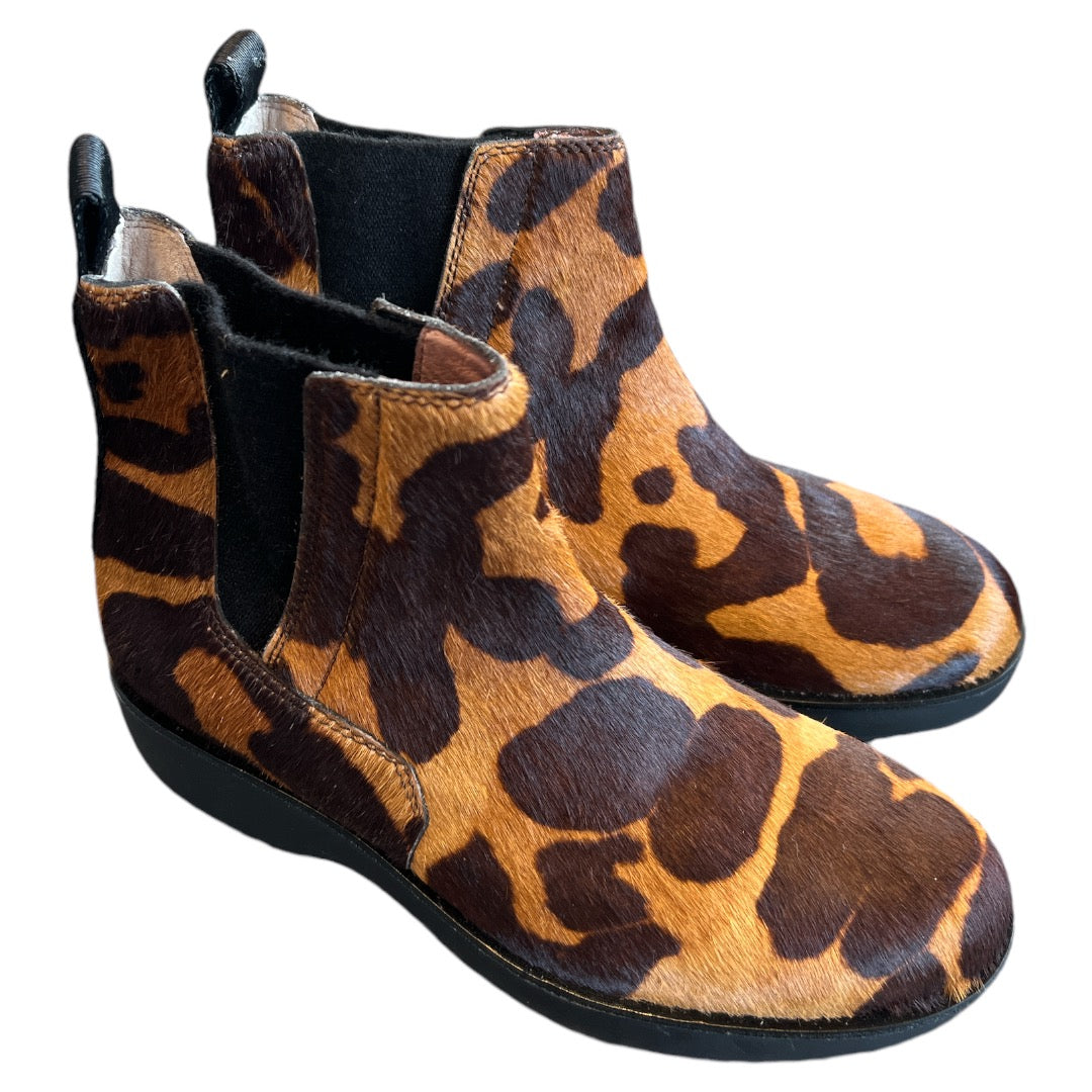 Boots Designer By Louise Et Cie In Animal Print, Size: 6.5