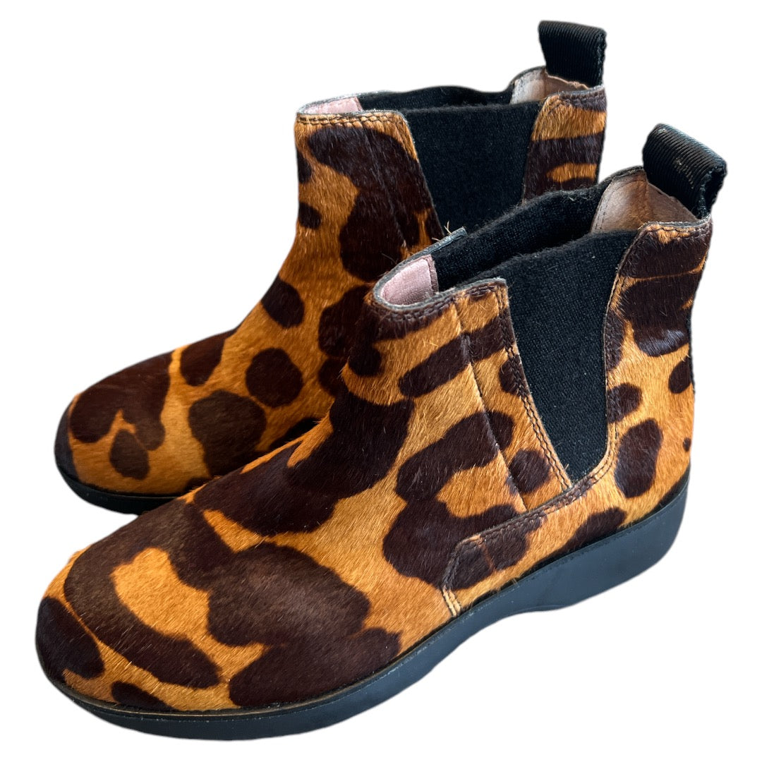 Boots Designer By Louise Et Cie In Animal Print, Size: 6.5