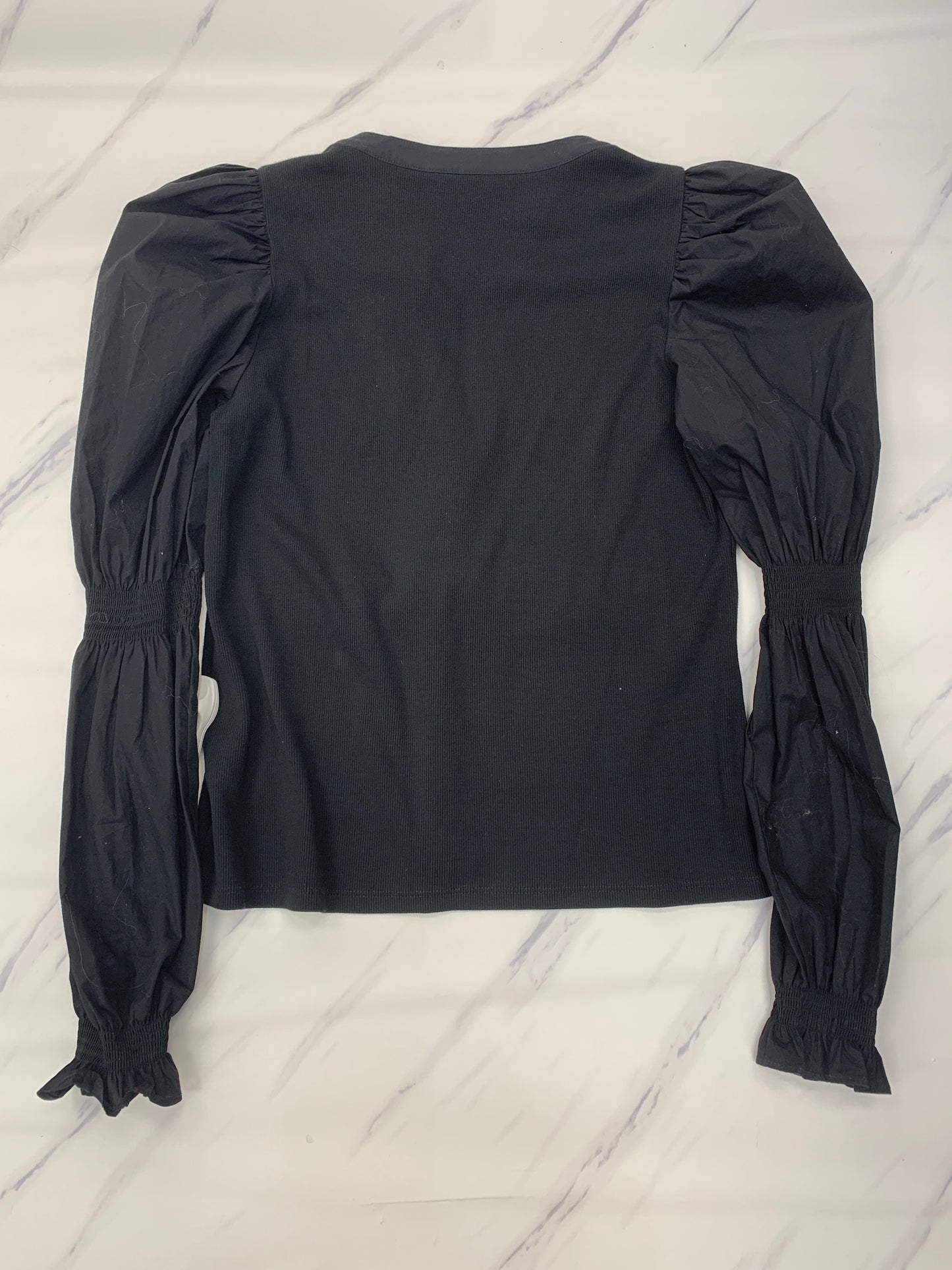 Top Long Sleeve By Veronica Beard In Black, Size: L