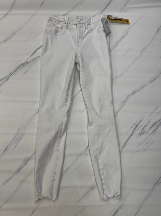 Jeans Designer By Good American In White, Size: 2