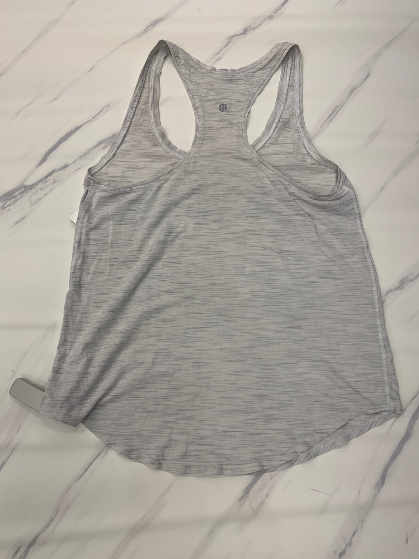 Athletic Tank Top By Lululemon In Grey, Size: 6