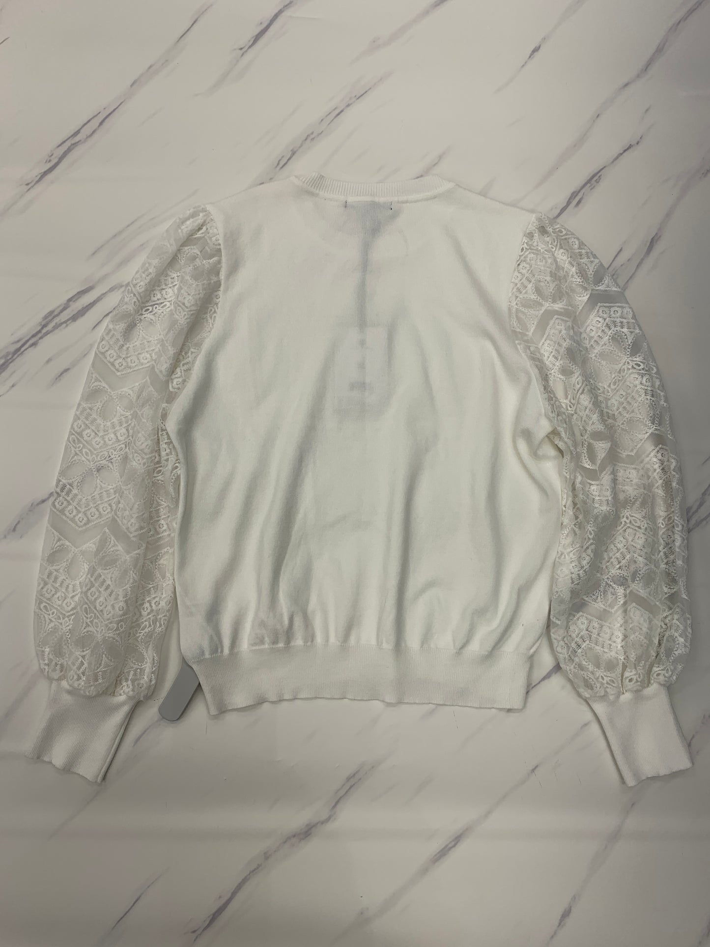 Sweater By Cmc In White, Size: Xl