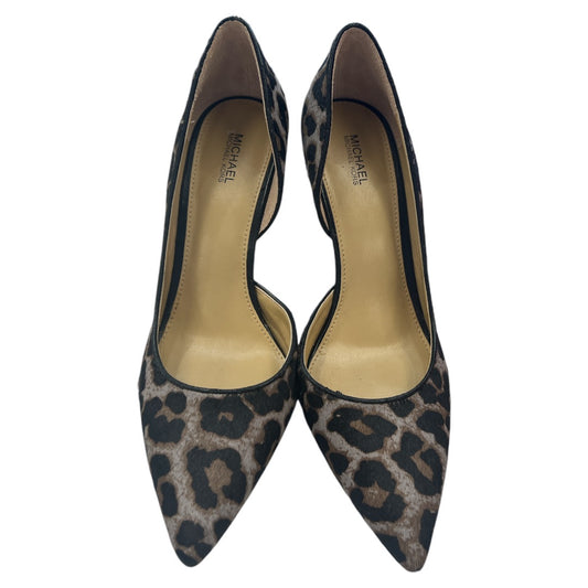 Shoes Heels Stiletto By Michael By Michael Kors In Animal Print, Size: 9.5