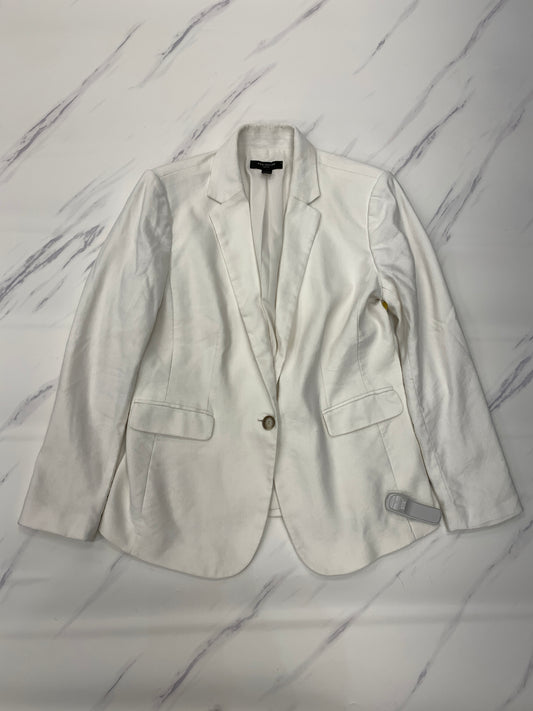 Blazer By Ann Taylor In White, Size: 10p