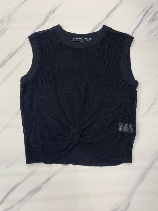 Top Sleeveless Designer By Veronica Beard In Black, Size: S