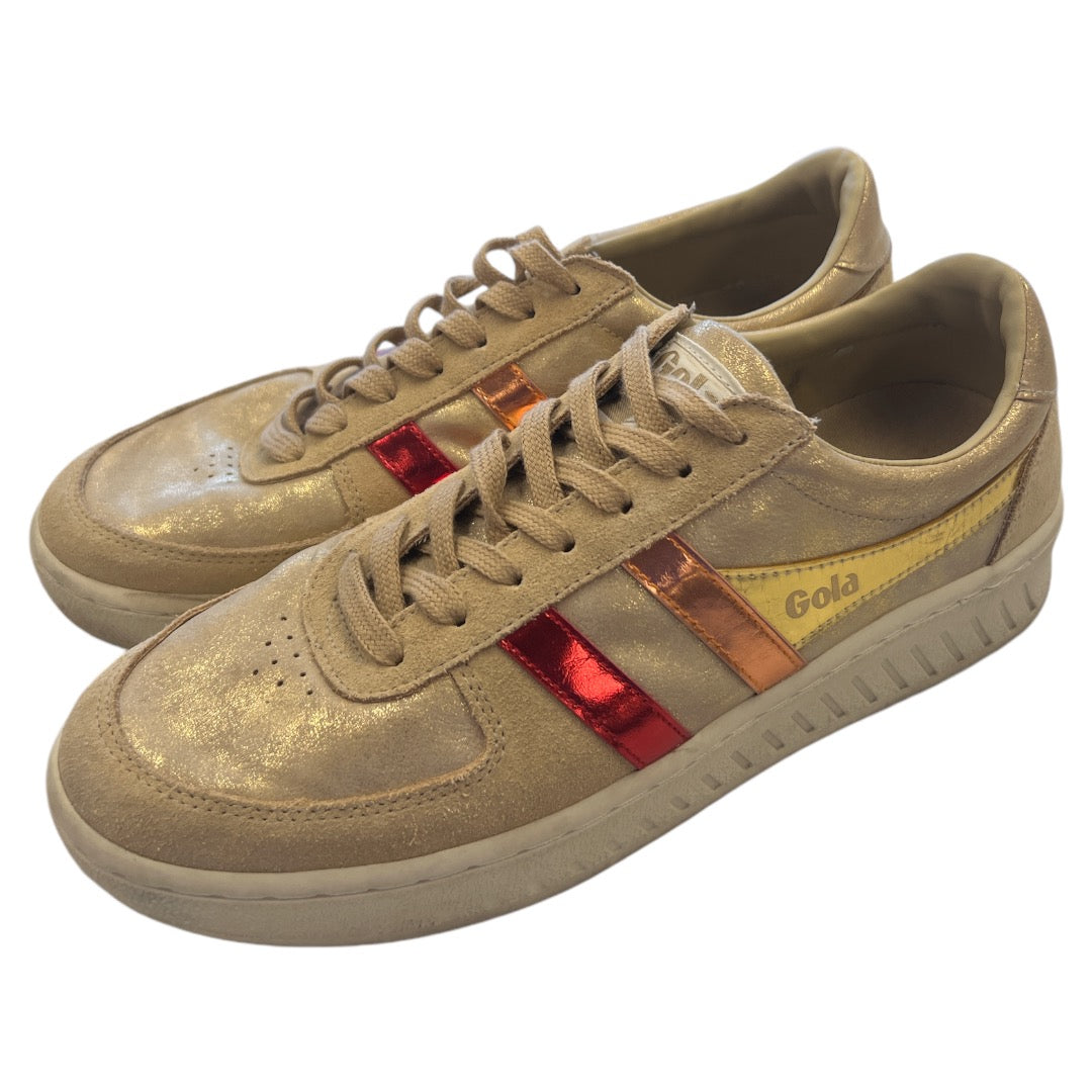 Shoes Sneakers By Gola In Gold, Size: 10