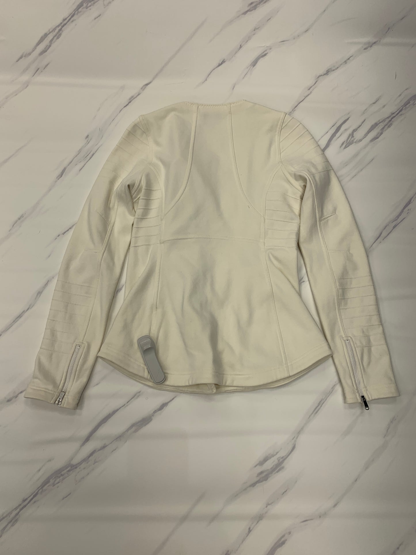 Athletic Jacket By Athleta In White, Size: Xs