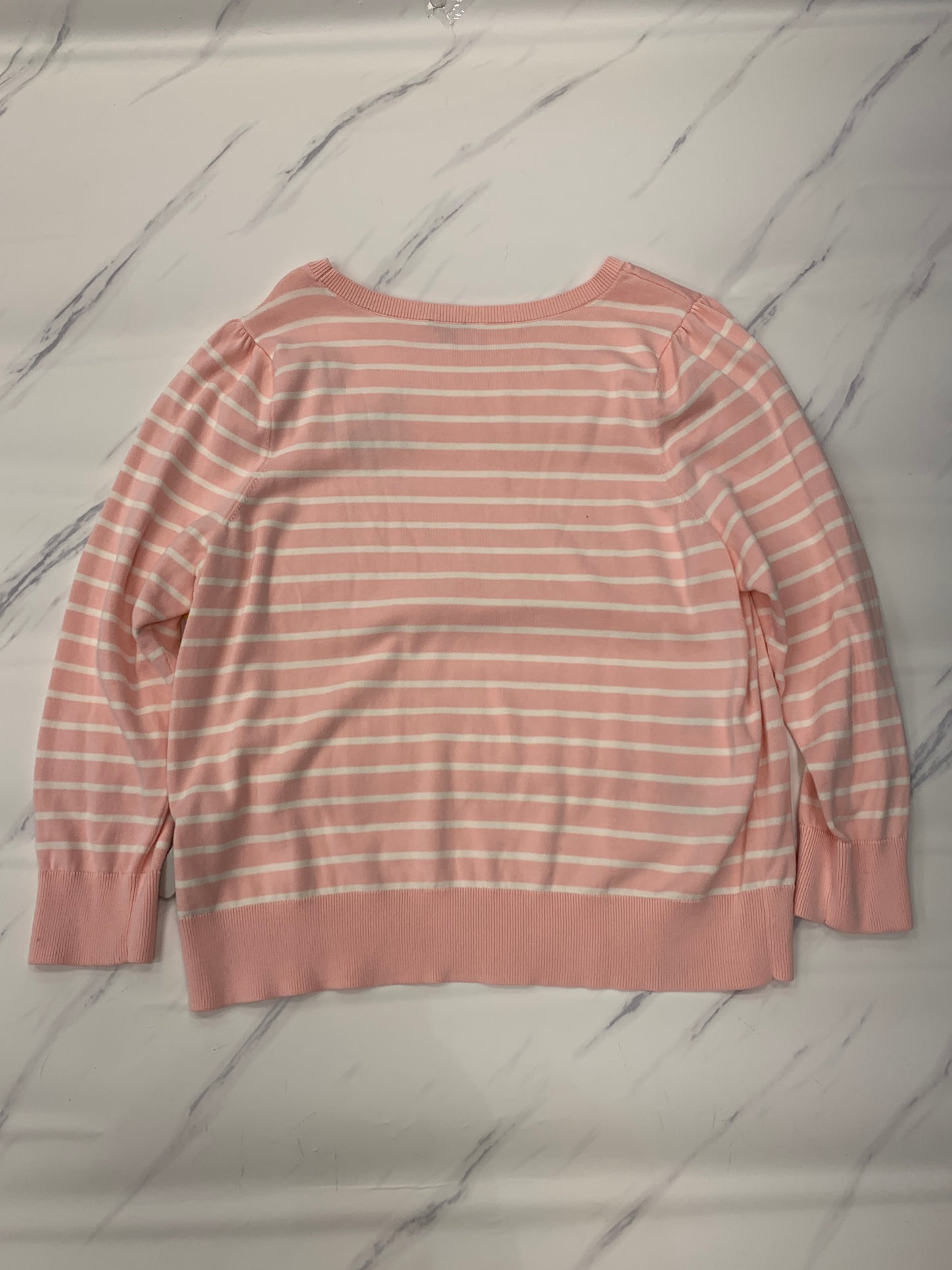 Sweater By Talbots In Pink, Size: 2x