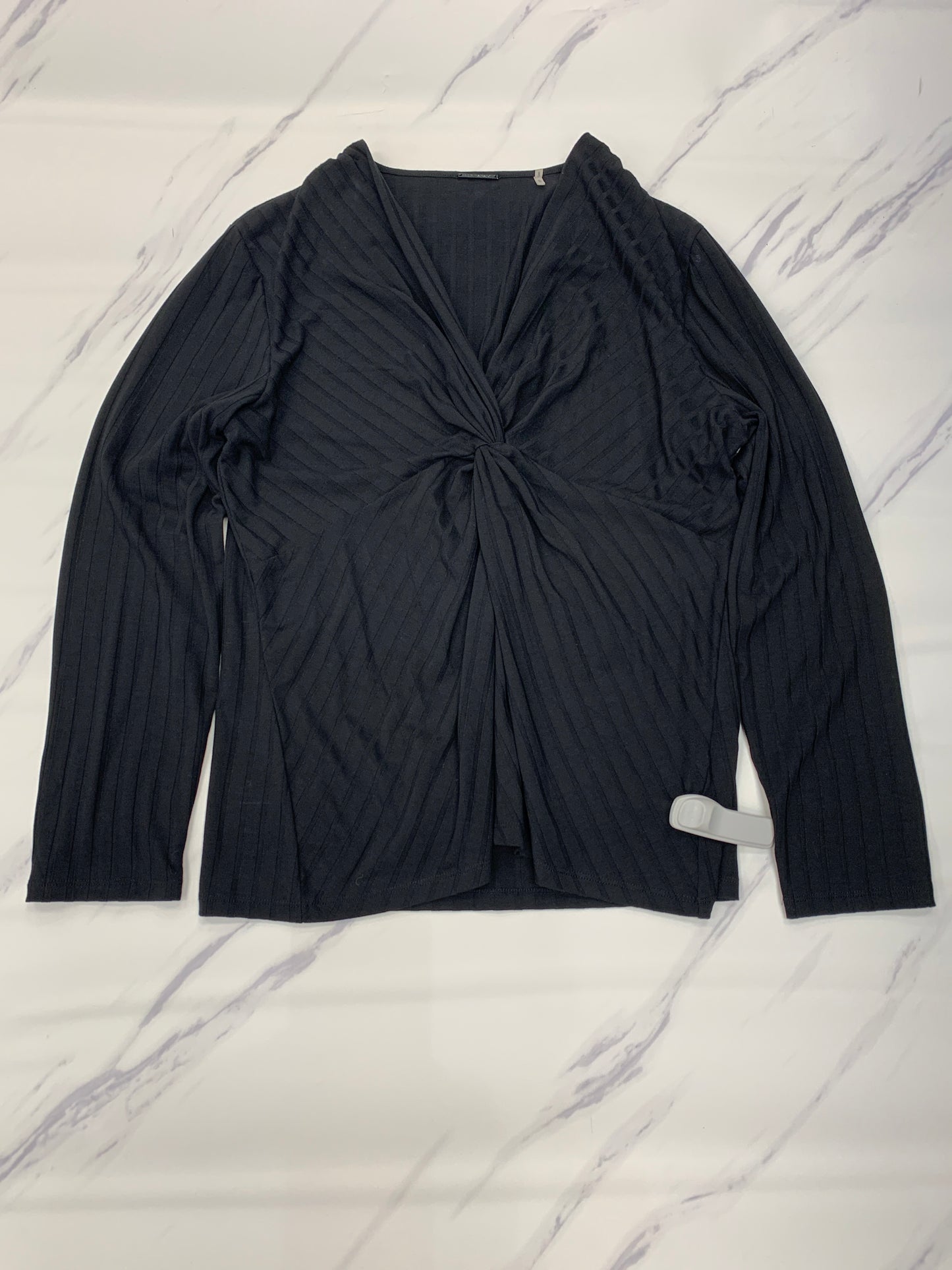 Top Long Sleeve By Elie Tahari In Black, Size: Xl