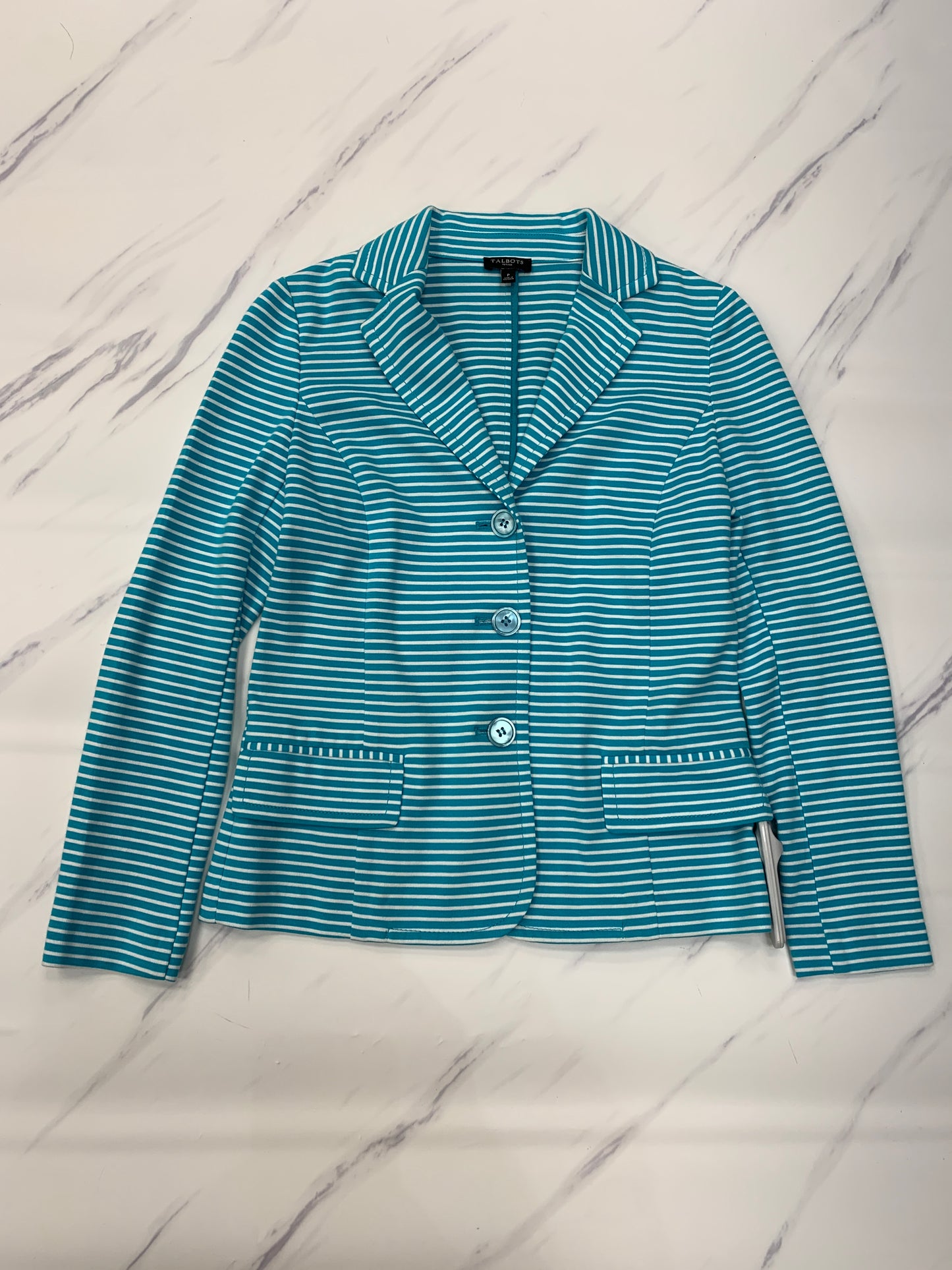 Blazer By Talbots In Blue, Size: Sp