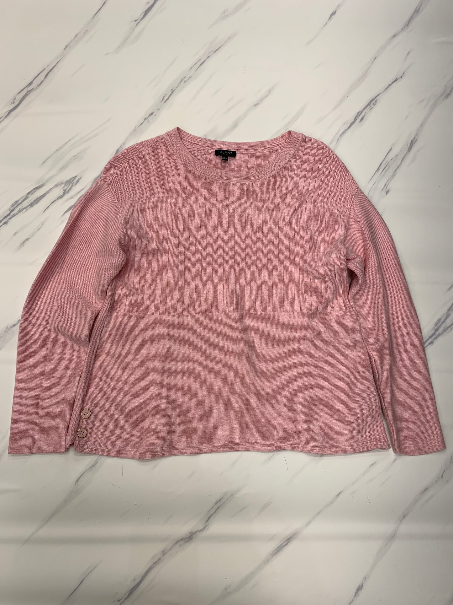 Sweater By Talbots In Pink, Size: Mp