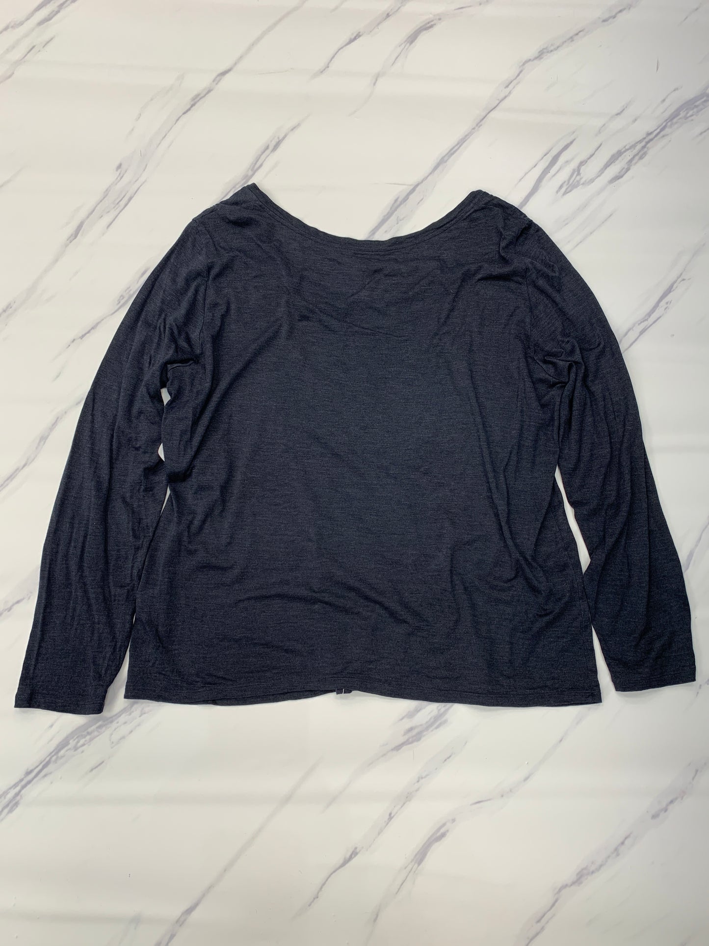 Top Long Sleeve By Eileen Fisher In Black, Size: Xl