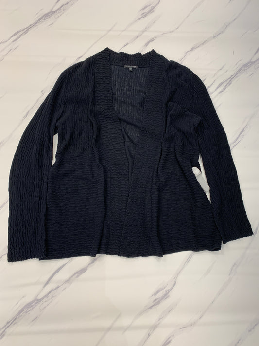 Sweater Cardigan By Eileen Fisher In Black, Size: L