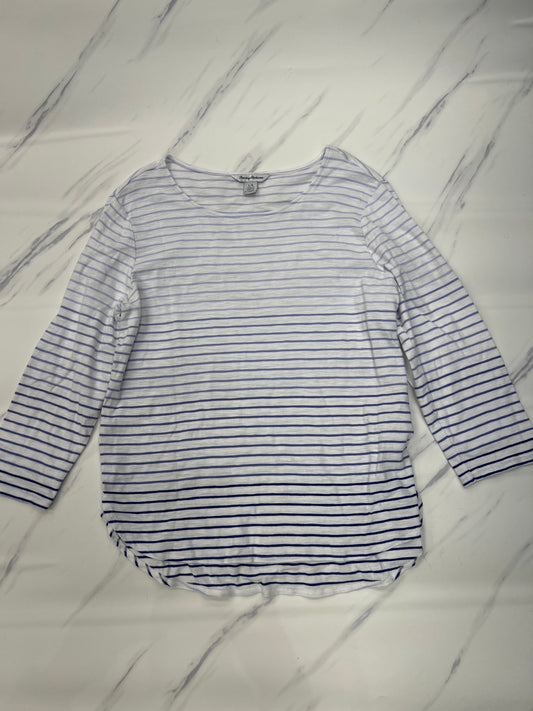 Top Long Sleeve By Tommy Bahama In Striped Pattern, Size: L