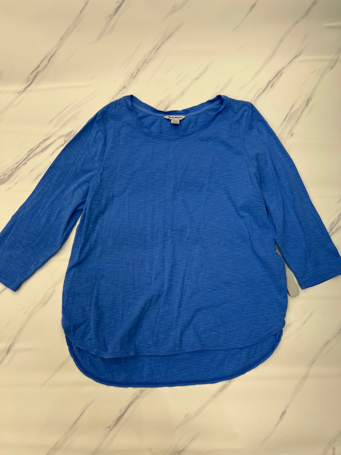 Top Long Sleeve By Tommy Bahama In Blue, Size: Xl