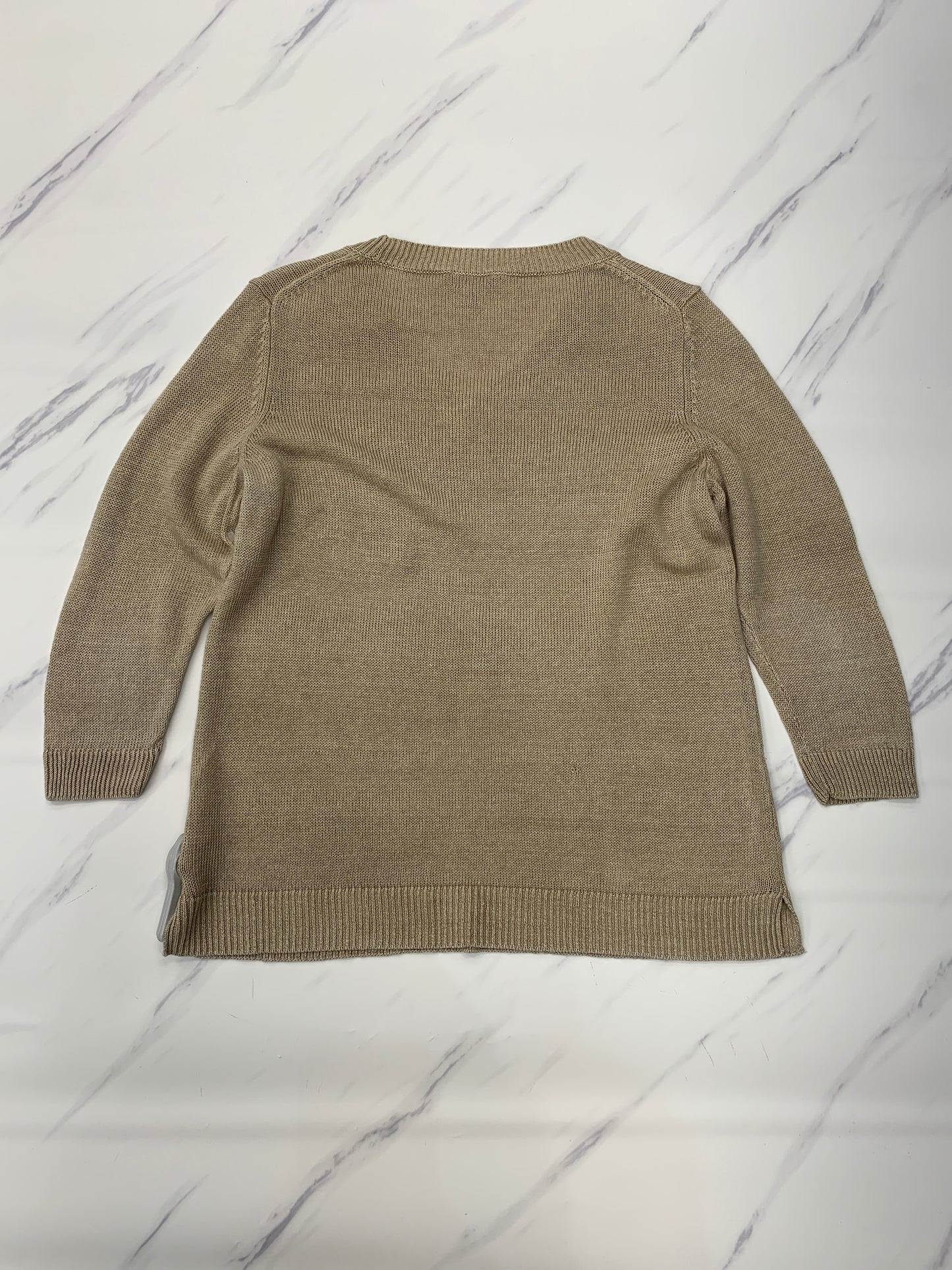 Sweater By Talbots In Tan, Size: Lp