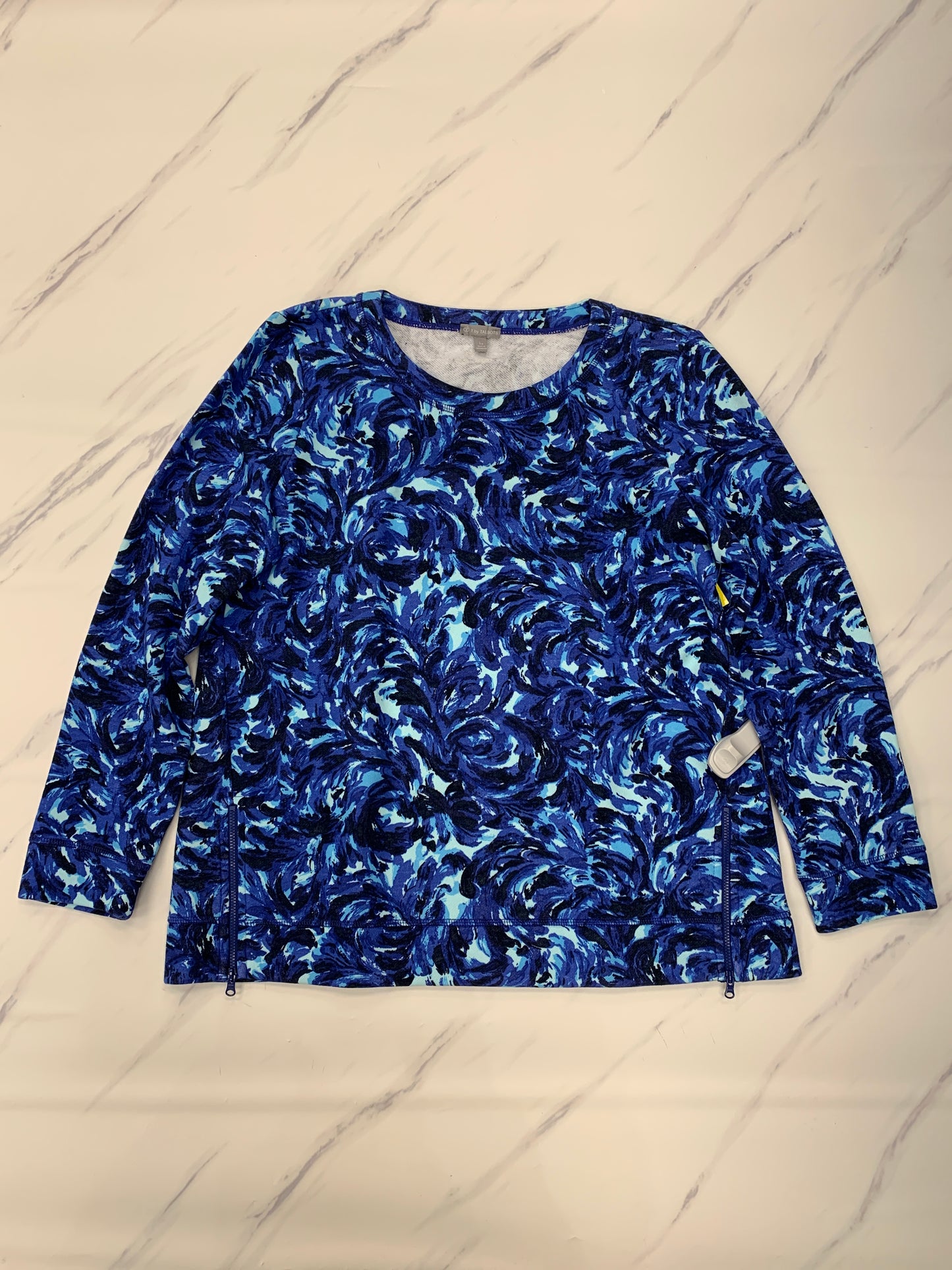 Top Long Sleeve By Talbots In Blue, Size: Lp